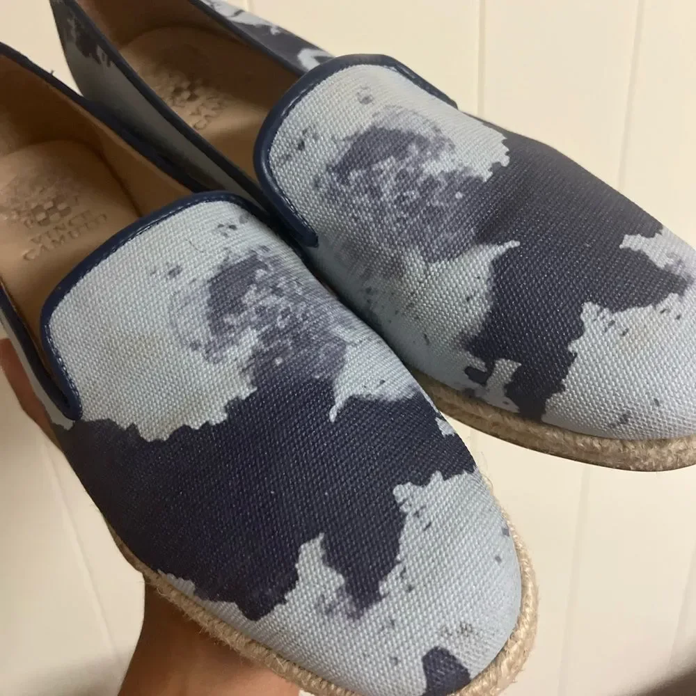 Vince Camuto Emmoira Espadrille Slip On Flats Sz 9 / EU 40